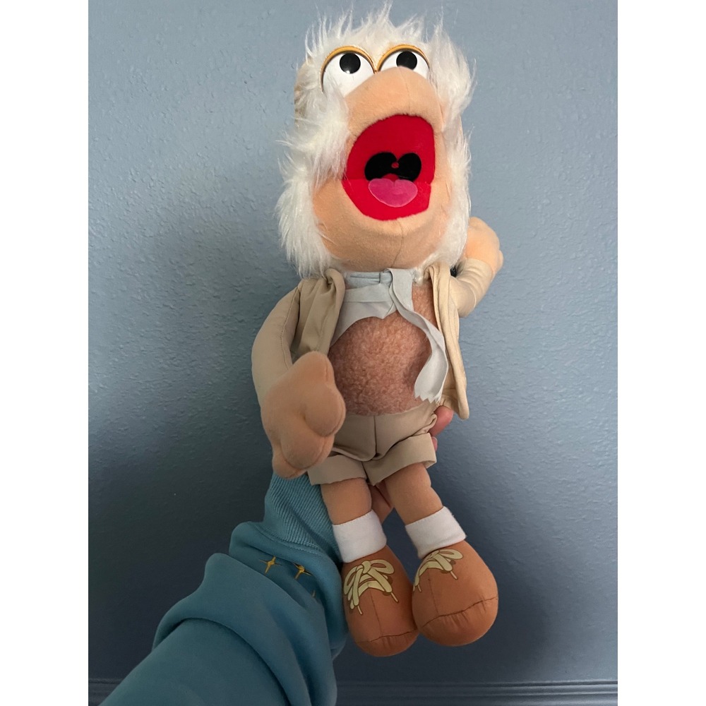 Vintage 1983 Fraggle Rock Uncle Travelling Matt Plush Hasbro Jim Henson Muppets